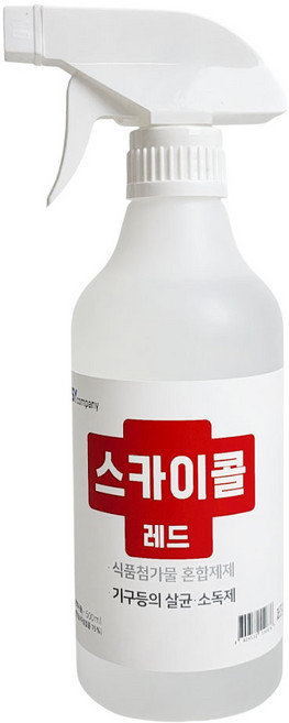 스카이콜 레드 주정 알콜 살균 소독제 HACCP 75%, 1개, 500ml