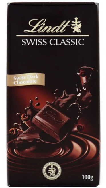 린트 스위스 클래식 다크 초콜릿, 80개, 100g - 쿠팡