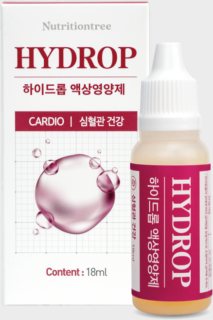 하이드롭 카디오 강아지 고양이 심장 영양제 기관지 심혈관 면역력 코큐텐 18ml, 1개, 30회분
