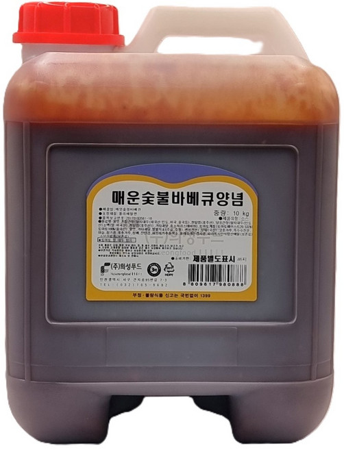군주마켓 매운 숯불바베큐양념 10kg, 1개