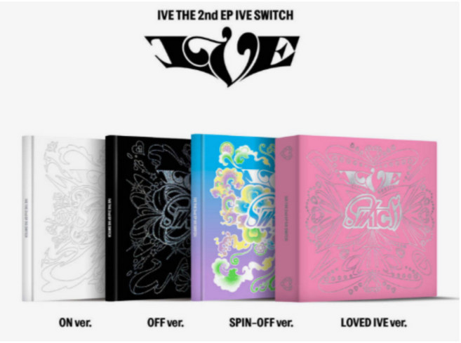 아이브 2집 EP 앨범 IVE SWITCH(4종세트)해야 아센디오, 1세트(4EA)