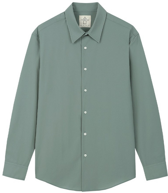 더셔츠스튜디오 루즈핏 나일론 스판 솔리드 셔츠