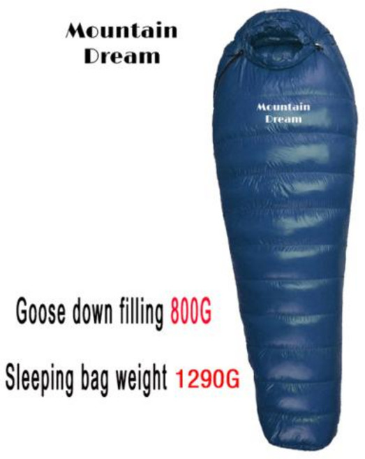 성인용 다운 침낭 따뜻한 미라 화이트 구스 다운 3 계절 적합 캠핑 여행에 적합 겨울, 12) Goose down 800g, 1개
