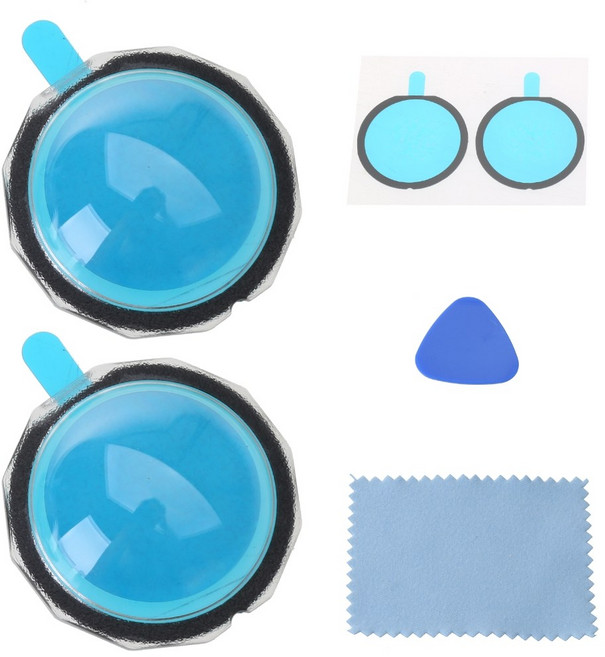 360 1 X3 카메라 액세서리 용 전면 후면 렌즈 가드 렌즈 프로텍터