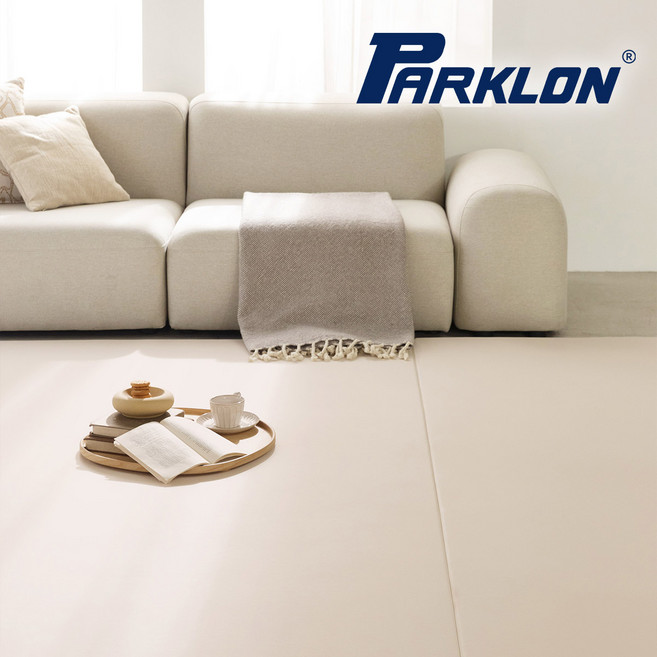 파크론 BIG베어베베 논슬립 PU 폴더매트 거실형 280x300x4cm, 크림베이지