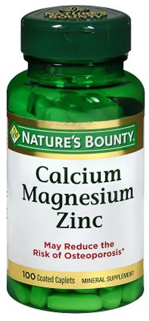 네이쳐스바운티 칼슘 마그네슘 아연 코티드 캐플렛, 3개, 100정 - 쿠팡