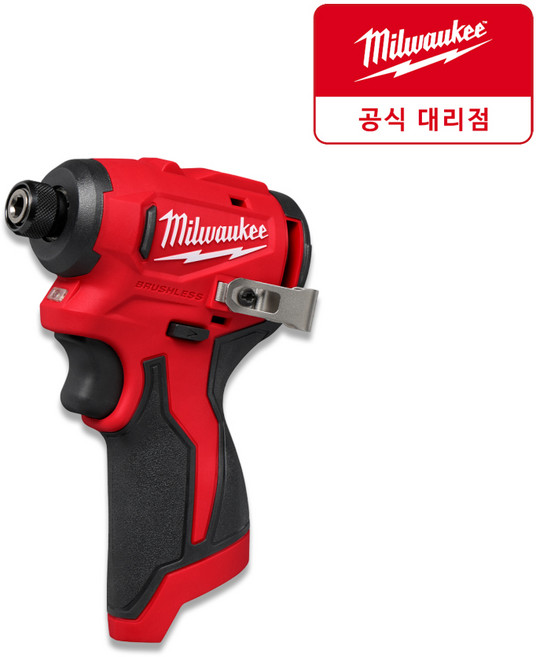 밀워키 M12 BLIDRC-0 콤팩트 브러쉬리스 임팩트 드라이버 베어툴, 1개