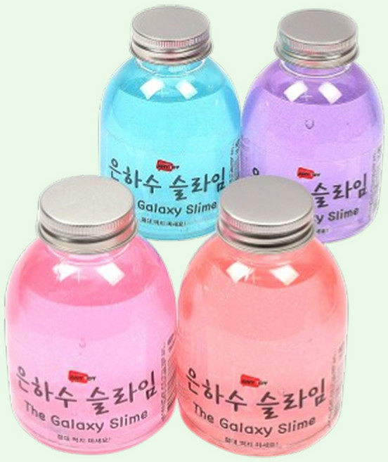 은하수슬라임 - 색상랜덤 촉감놀이 스트레스해소완구, 1개, 혼합
