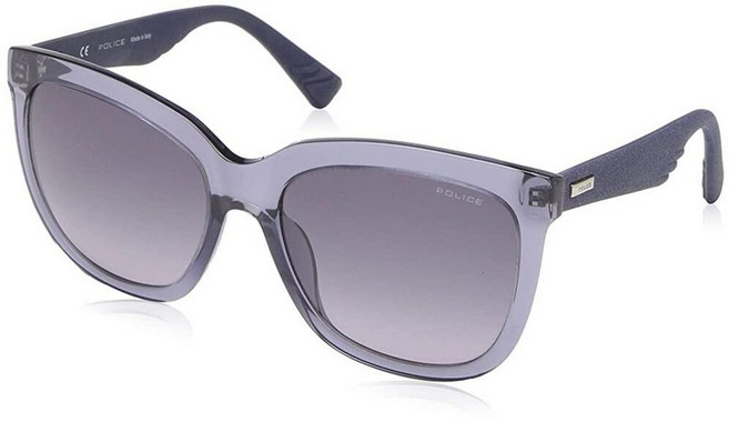 Police 여성용 Spl410 스퀘어 선글라스 라일락178592