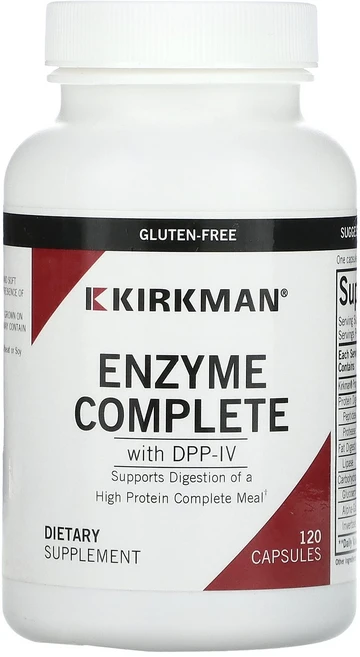 Kirkman Labs DPP-IV 함유 Enzyme Complete 캡슐 120정, 1개 - 쿠팡