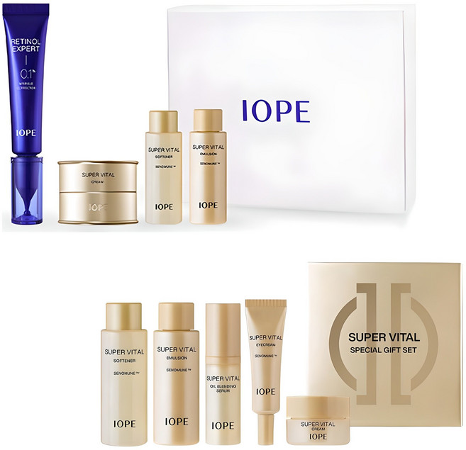아이오페 레티놀 엑스퍼트 0.1% 링클 코렉터 에센스 4종 기획+ 슈퍼바이탈 견본 5종 세트, 1개