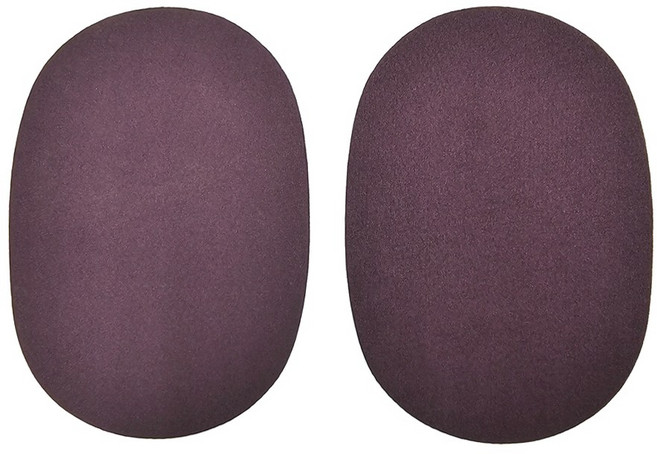 스웨이드 패치 의류 수선패치 세무 와펜 포인트용 무릎패치 팔꿈치 13컬러 (1세트), 딥퍼플, 2개