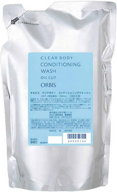 ORBIS 오르비스 클리어 바디워시 리필 260ml, 1개