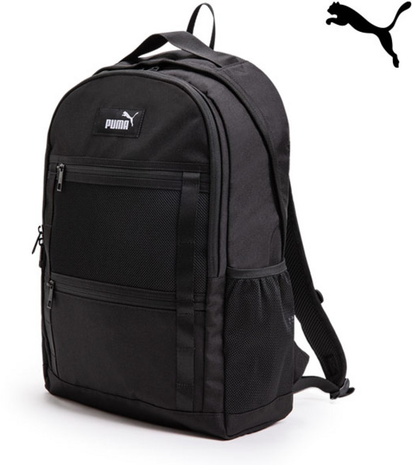 푸마 메쉬 포켓 백팩 가방_PM3JFSBG03, 블랙, 1개