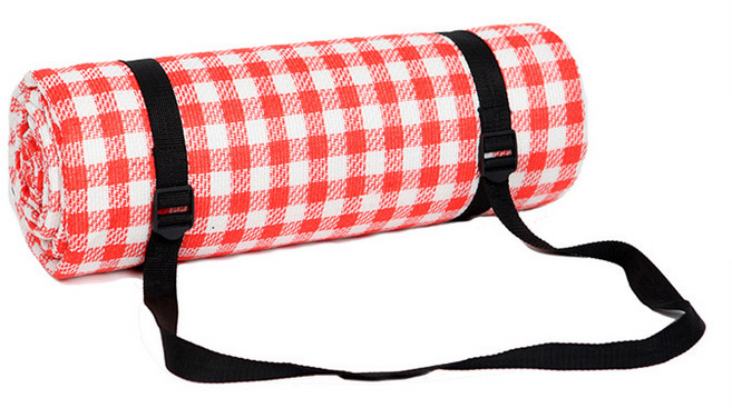 허브플러스 피크닉 방수 돗자리, 레드