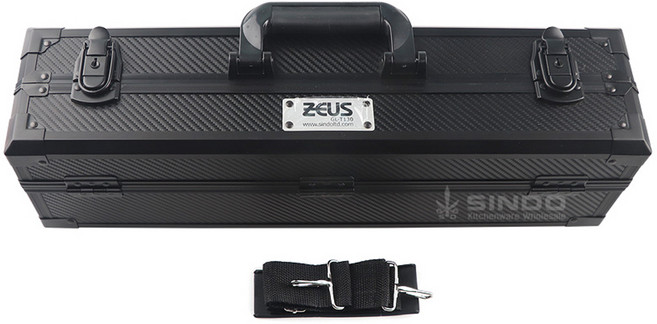 제우스 칼가방 양문형 GLT-130, 검정, 1개