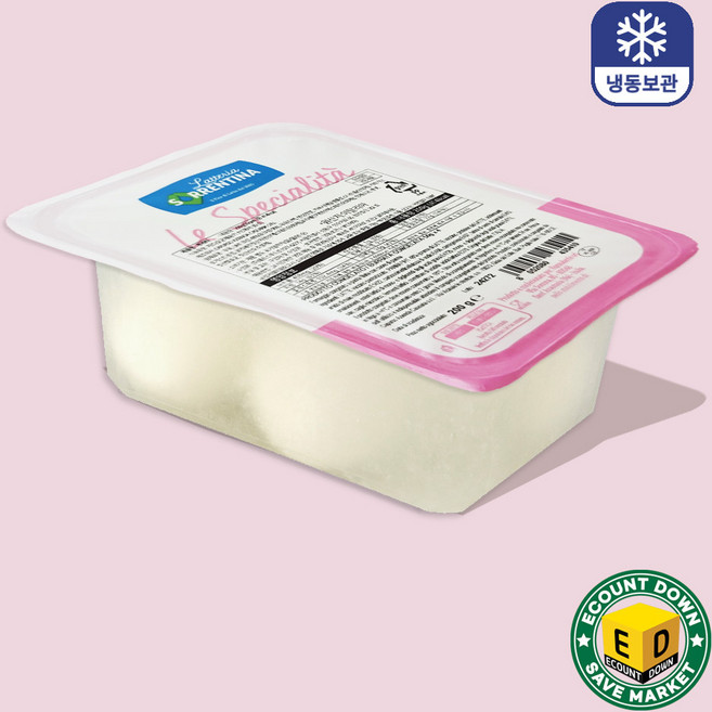 소렌티나 냉동 미니 부라타 치즈 모짜렐라 200g(50g X 4) 부라따, 1개, 200g