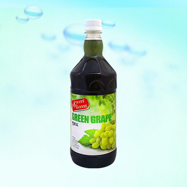스위트코리아 청포도 1000ml 1개 액상음료 과일 희석 원액음료, 1L