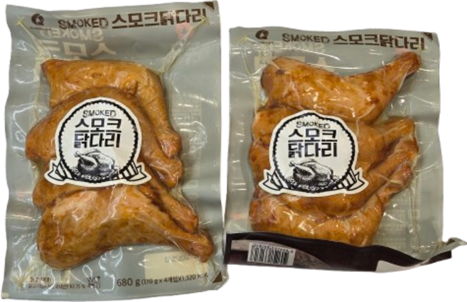 마니커 F&G 스모크 닭다리 아이스박스포장 /트레이더스, 680g, 2개