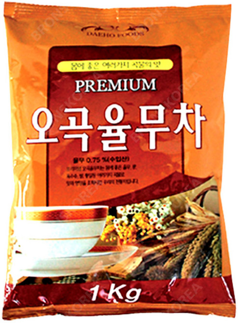 대호 오곡율무차 1kg 자판기용 곡물차 오곡차 라떼 //, 1개입, 1개