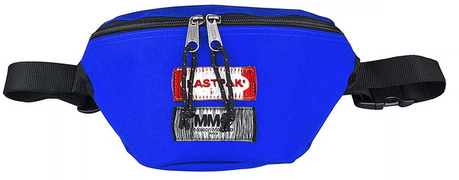 MM6 Maison Margiela x Eastpak 聯名款腰包 縫線設計標籤LOGO尼龍拉鍊雙面腰包