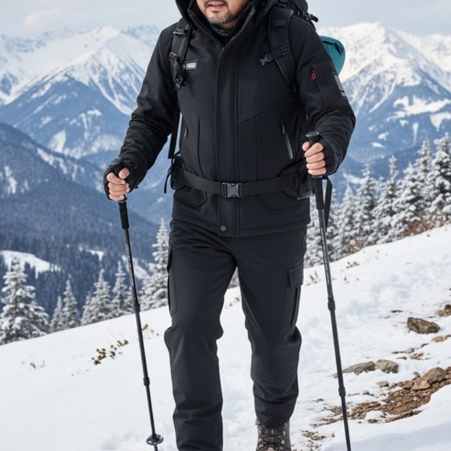 겨울 기모 보온 방한복세트 방수 바람막이 블랙 상하의세트 작업복 트레이닝 캠핑 오토바이 이웃도어 낚시 배달 스키 등산의류 남녀공용