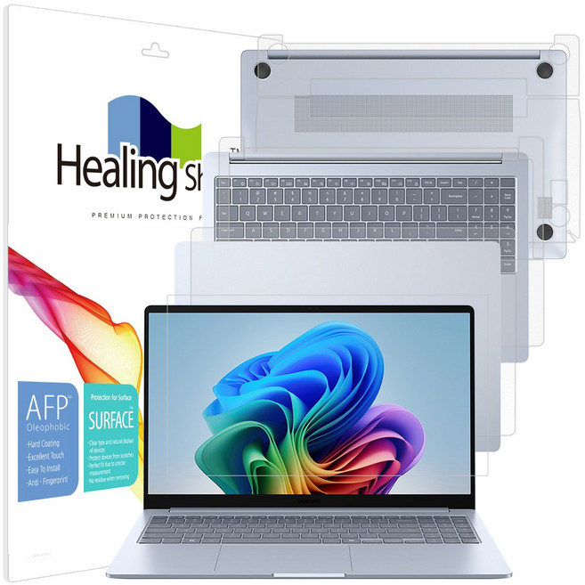 힐링쉴드 갤럭시북4 엣지 15.6인치 NT750XQA 올레포빅 액정보호필름1매 외부3종, 1개