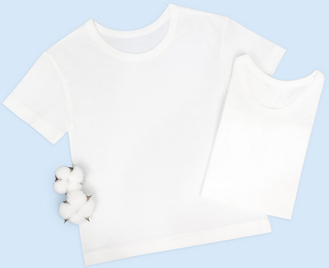 트라이 남아 프리미엄 순면 반팔 런닝 3P