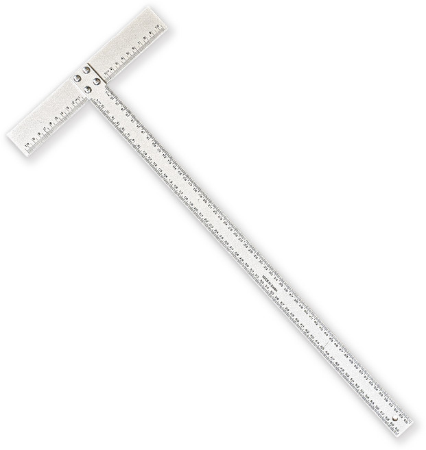 툴리버 T자 티자 알루미늄 타일 제도용 건축 설계 600mm 60cm 자 소 30mm, 1개