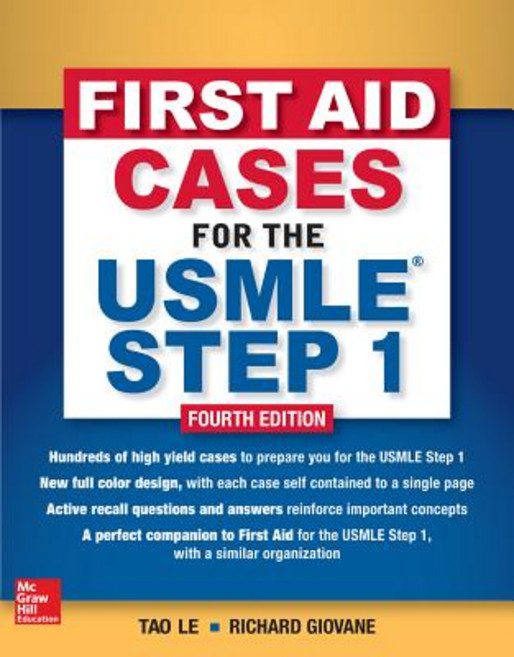 (영문도서) First Aid Cases for the USMLE Step 1 Fourth Edition Paperback, McGraw Hill / Medical, English, 9781260143133