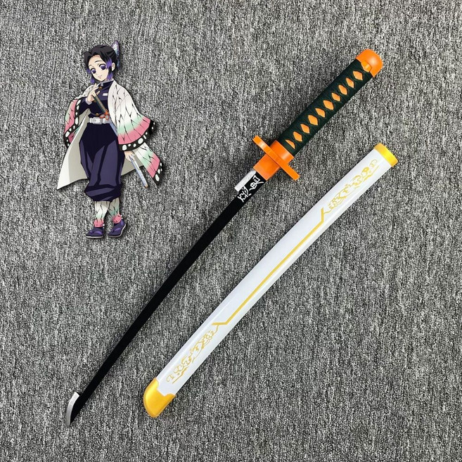 귀멸의칼날 검 칼 일륜도 귀칼 장난감칼 코스프레 소품 젠이츠 탄지로 렌고쿠 쿄쥬로, 10. 시노부 75cm