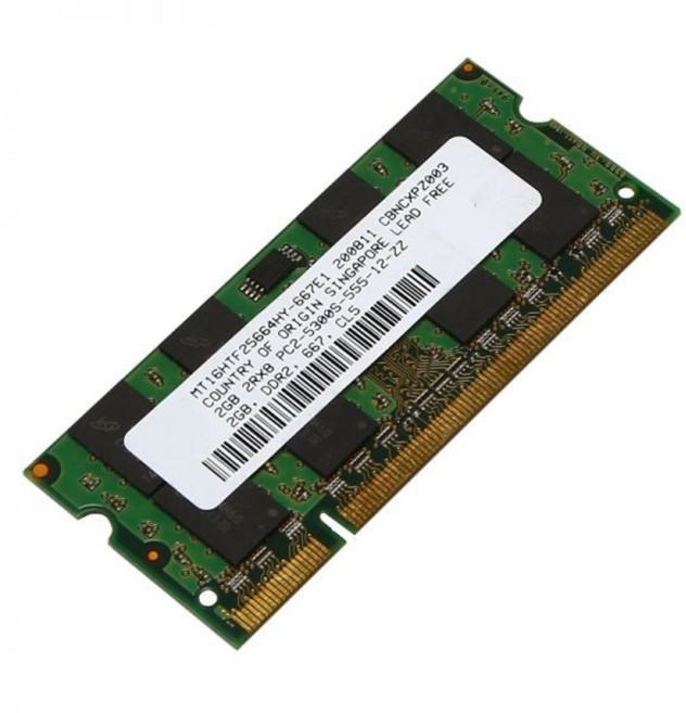 2GB DDR2 RAM 메모리 667Mhz PC2 5300 노트북 Ram 메모리 1.8V 200PIN SODIMM AMD 용, 1개