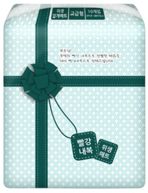 빨강내복 위생매트 100매 (10매x10팩) 600x750mm 안심 깔개매트 빠른 흡수커버와 안심 방수막, 10박스, 10매입