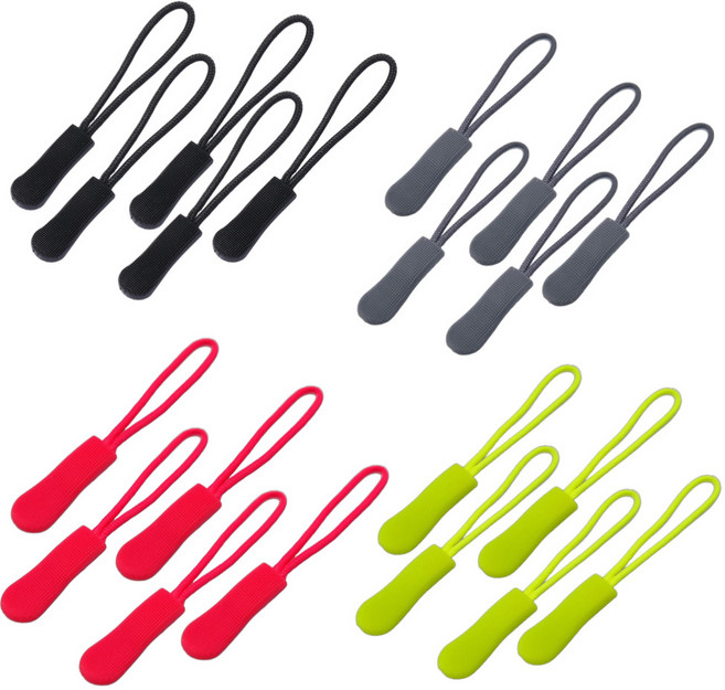 도도이츠 지퍼고리 손잡이 가방 의류 지퍼 풀러 손잡이, 20개, 혼합1