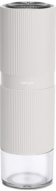 NICOH USB 便攜電動磨豆機, NK-M01 白色 搭專用貝殼收納包