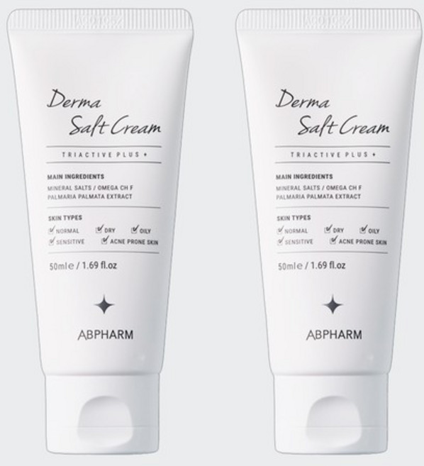 더마 솔트크림 50ml 튜브형 2개구성, 없음, 없음