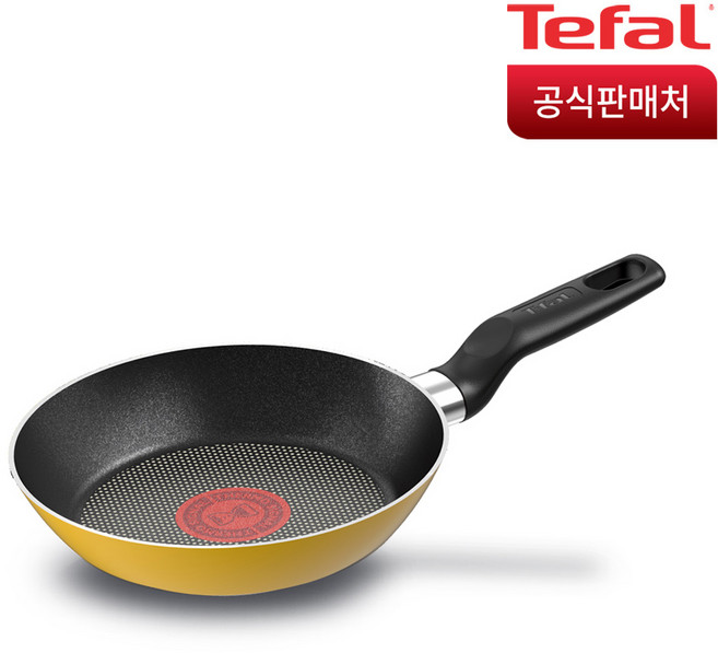 테팔 티타늄1X 뉴인조이 미니 후라이팬 18cm(옐로우), 18cm, 1개