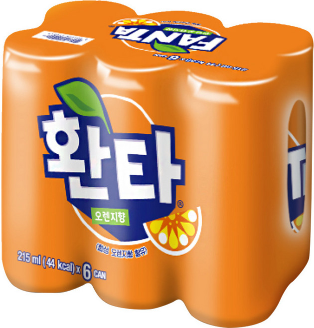 킴스클럽 환타 오렌지 215ML*6입, 215ml, 6개