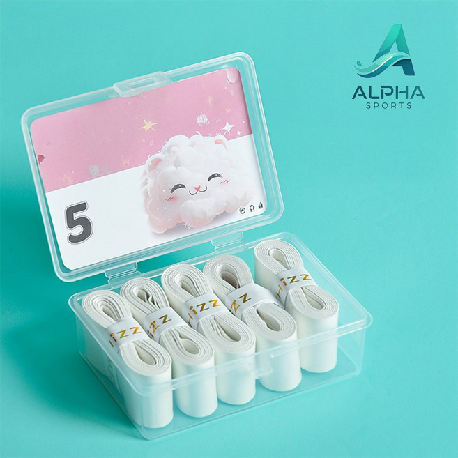 알파 배드민턴테니스 미끄럼방지 배드민턴오버그립, 40개, 화이트