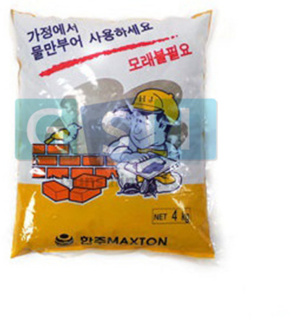 한주 레미탈 4Kg/소포장레미탈/가정용레미탈/소포장용시멘트, 1