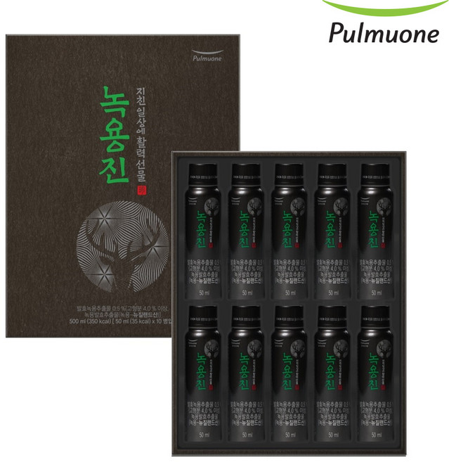 풀무원 녹용진 선물세트 50mlX10병