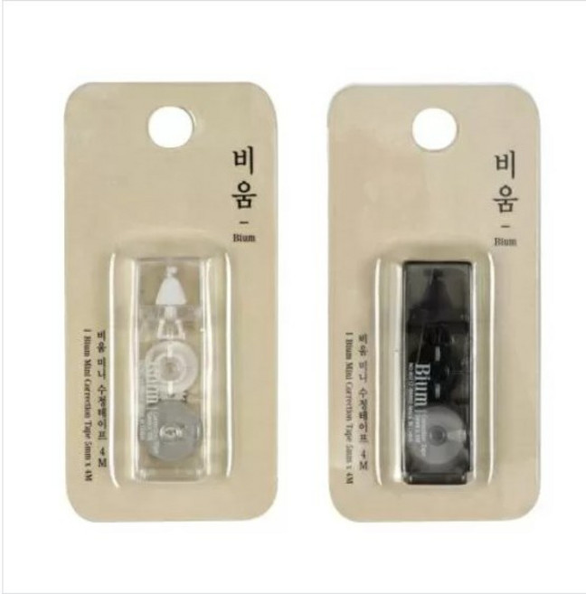 모닝글로리 비움 미니 수정테이프 4M, 2개, 투명