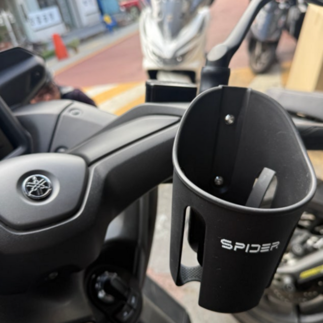 야무진형제 오토바이 컵홀더 물병 거치대, 블랙1개