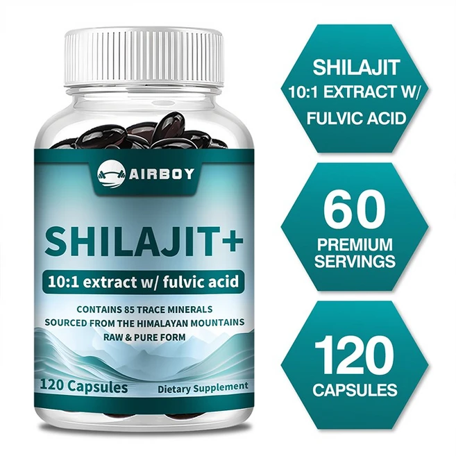 실라짓 - 피로 회복 강력한 항산화 면역 지원 전반적인 건강 증진, 3개, 60정 - 쿠팡