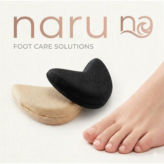 나루 앞볼용 보호 미끄럼 방지 하이힐 쿠션 패드 1세트(1+1)