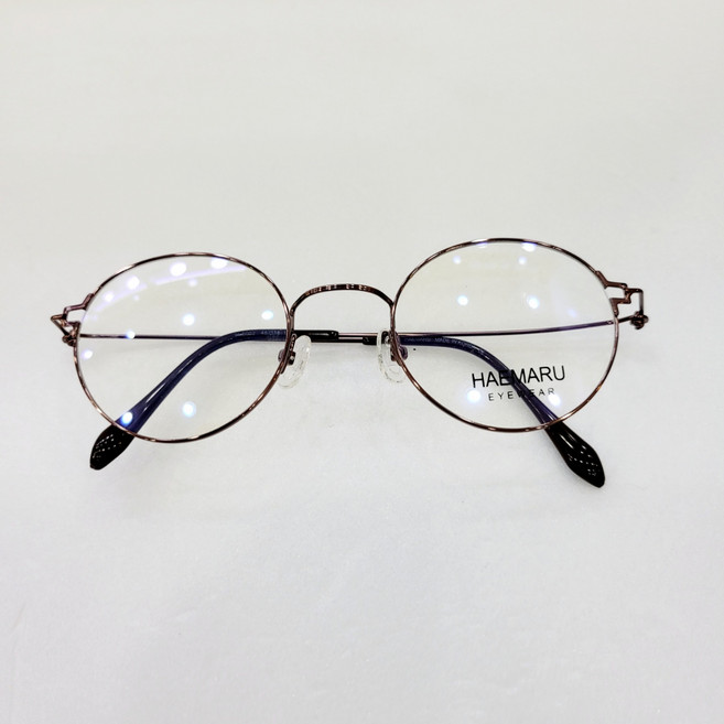 동그리안경 HAEMARU 5002 48/18 브라운 린더버그형 안경테
