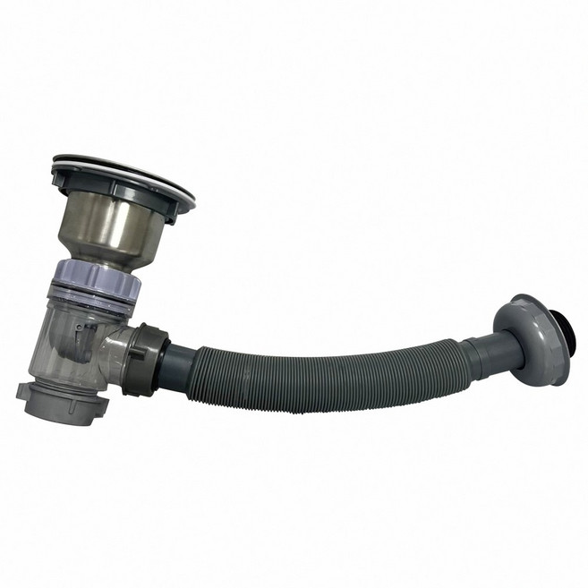 蝴蝶衛浴 防蟑防臭, 1個, (小)水槽下水管-總寬11CM, 【I廊2】(小)水槽下水管-總寬11CM