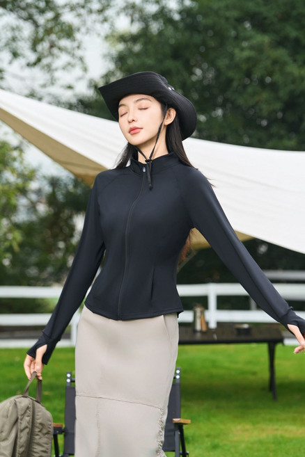 高端冰絲防曬衣女款夏季2025新款防紫外線透氣輕薄款防曬服外套, XL(130-150斤)