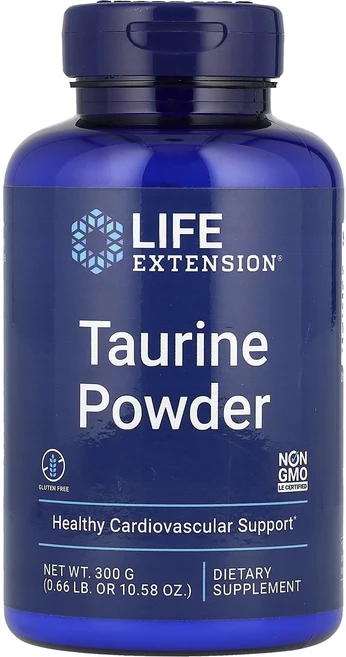 Life Extension 타우린 파우더 300g(10.58oz), LifeExtension타우린파우더300g1058oz, 300g - 쿠팡