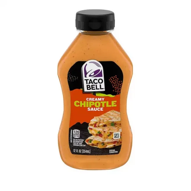 Taco Bell Chipotle Creamy Sauce 타코벨 치폴레 크리미 소스 345ml 8개입, 1개